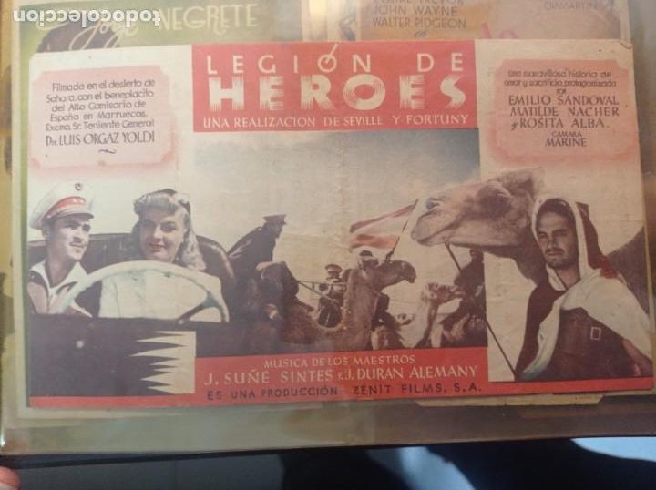 Cine: FOLLETO ORIGINAL PELICULA legi&oacute;n de h&eacute;roes