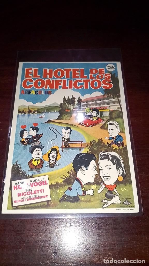Cine: PROGRAMA O FOLLETO DE MANO DE CINE el hotel de los conflictos - Foto 1