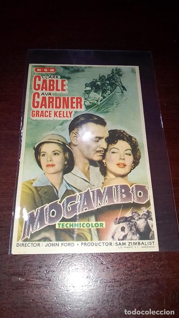 Cine: PROGRAMA O FOLLETO DE MANO DE CINE mogambo