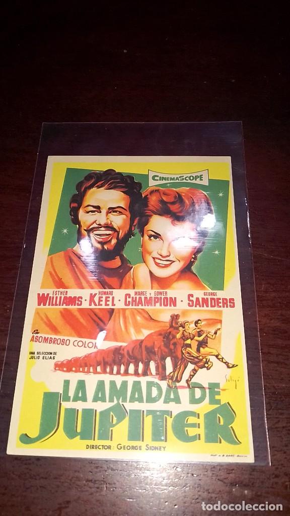 Cine: PROGRAMA O FOLLETO DE MANO DE CINE la amada de j&uacute;piter - Foto 1