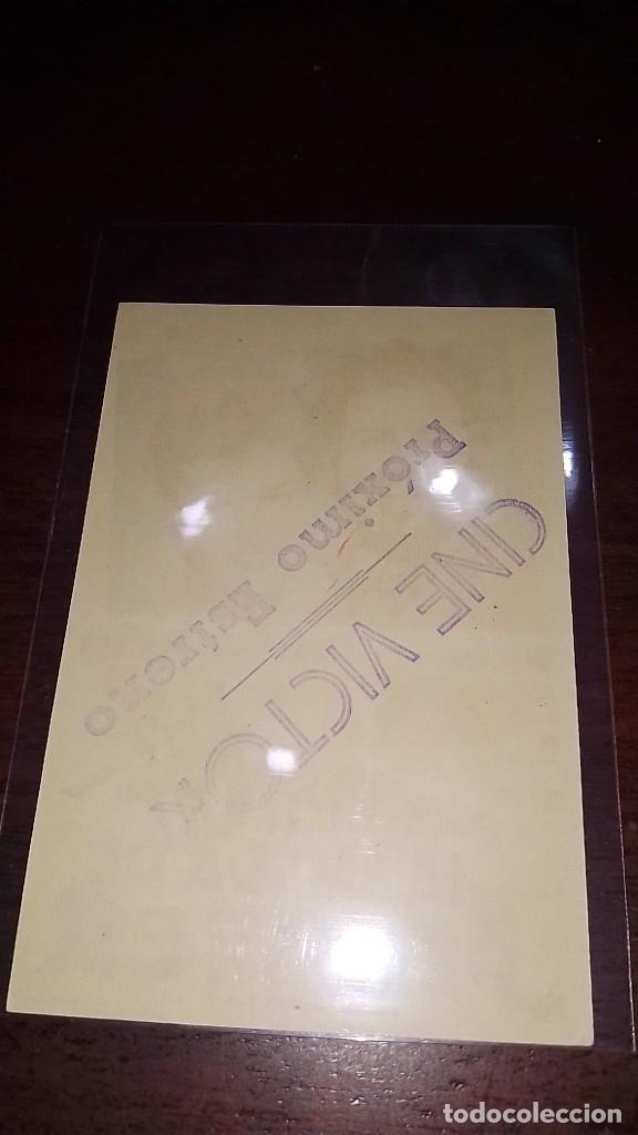 Cine: PROGRAMA O FOLLETO DE MANO DE CINE la amada de j&uacute;piter - Foto 2