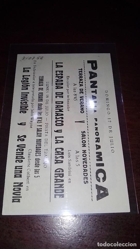 Cine: PROGRAMA O FOLLETO DE MANO DE CINE la casa grande - Foto 2