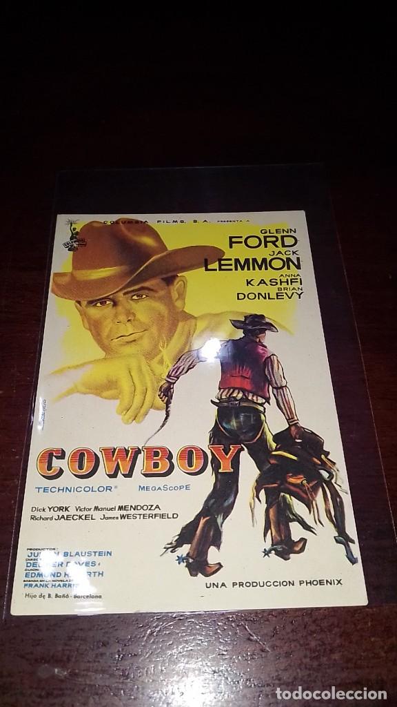 Cine: PROGRAMA O FOLLETO DE MANO DE CINE cowboy - Foto 1