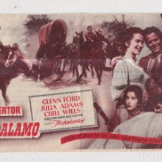 Cine: FOLLETO DE MANO EL DESERTOR DE EL ALAMO CON GLENN FORD CINE FORTUNY REUS. Lote 330403348