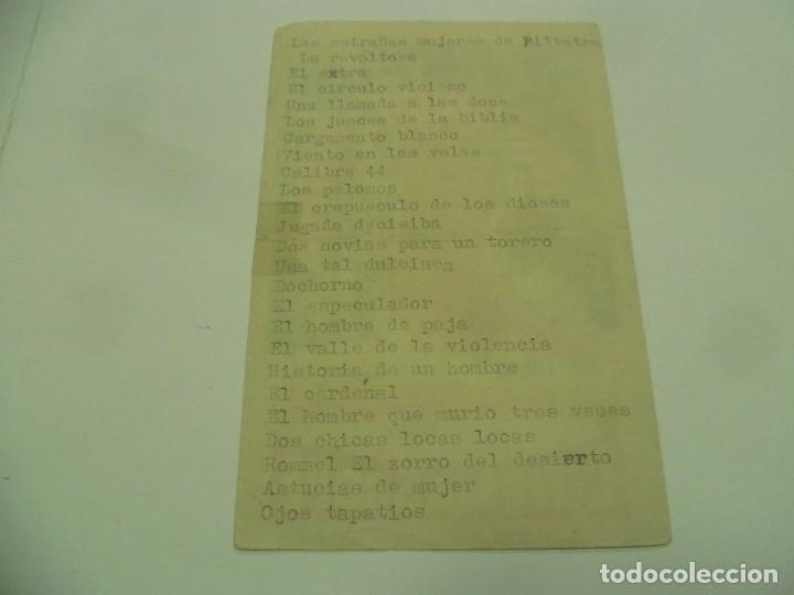 Cine: Programa Sinuhe el egipcio - Foto 2