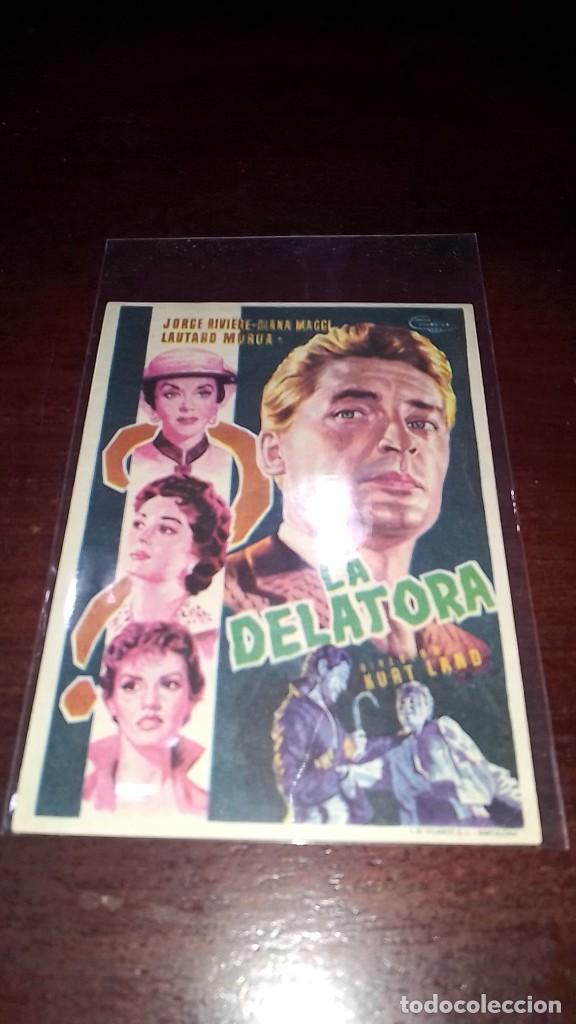 Cine: PROGRAMA O FOLLETO DE MANO DE CINE la delatora - Foto 1