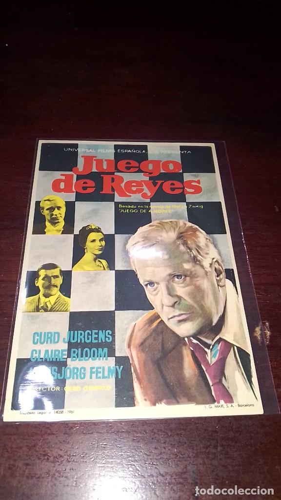 Cine: PROGRAMA O FOLLETO DE MANO DE CINE juego de reyes - Foto 1