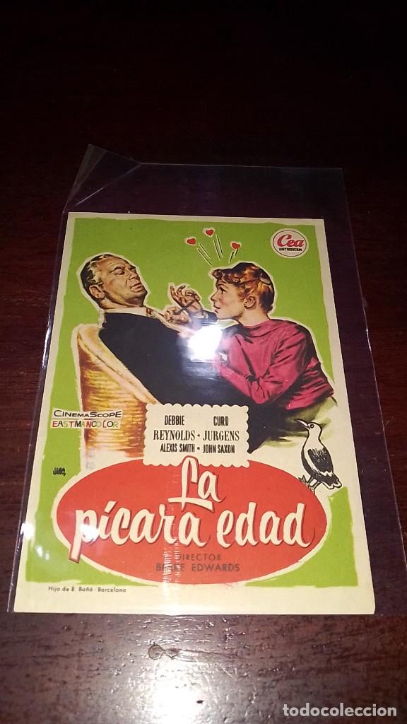 Cine: PROGRAMA O FOLLETO DE MANO DE CINE la p&iacute;cara edad - Foto 1