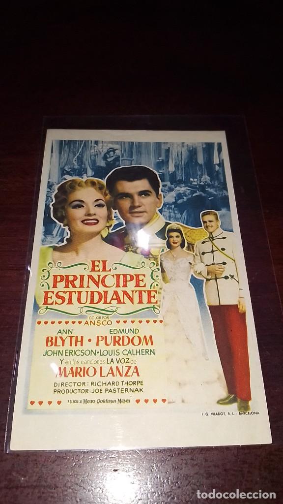 Cine: PROGRAMA O FOLLETO DE MANO DE CINE el pr&iacute;ncipe estudiante - Foto 1
