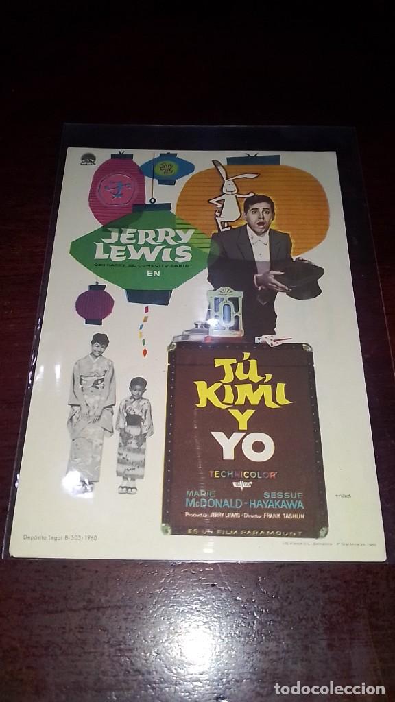 Cine: PROGRAMA O FOLLETO DE MANO DE CINE tu kimi y yo - Foto 1