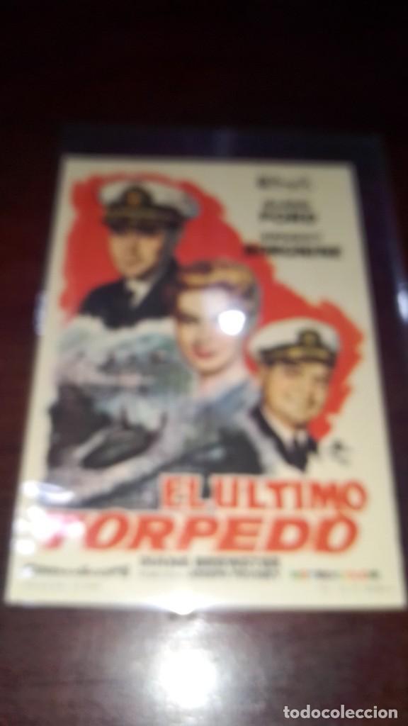 Cine: PROGRAMA O FOLLETO DE MANO DE CINE el &uacute;ltimo torpedo - Foto 1