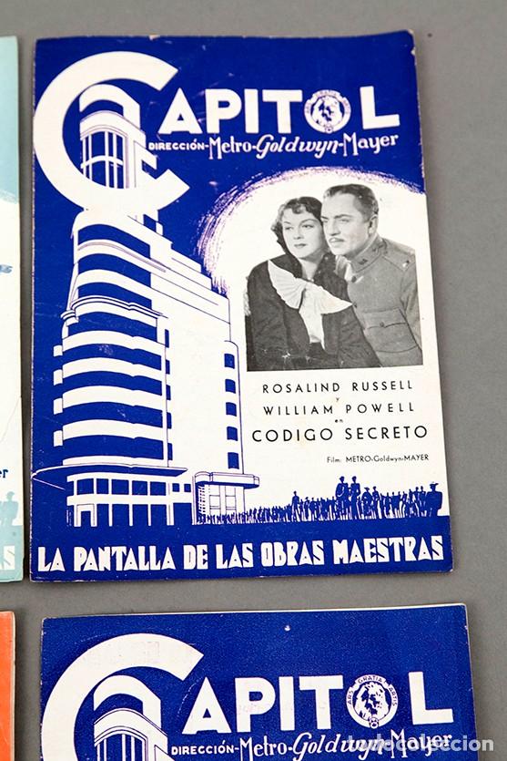 Cine: CAPITOL - A&Ntilde;OS 1935 y 1936 - 6 PROGRAMAS - Foto 4