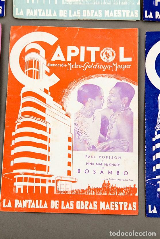 Cine: CAPITOL - A&Ntilde;OS 1935 y 1936 - 6 PROGRAMAS - Foto 6