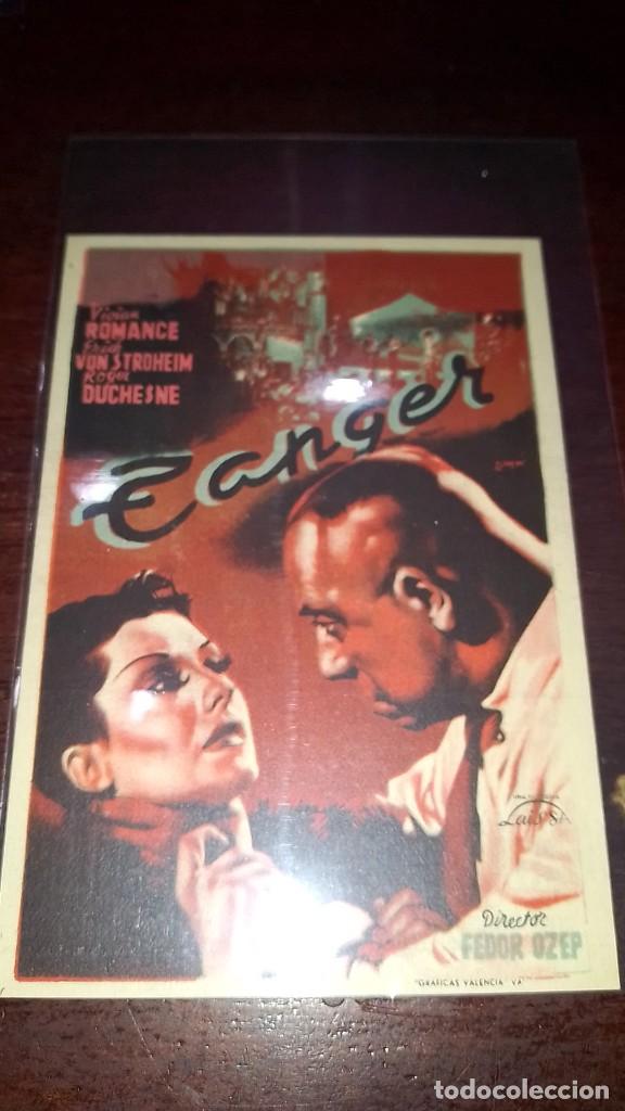 Cine: PROGRAMA O FOLLETO DE MANO DE CINE tanger