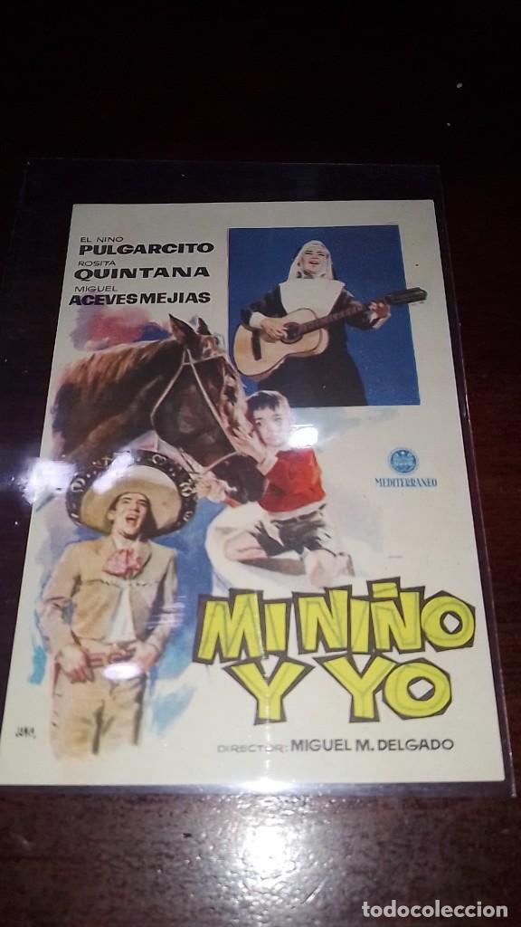 Cine: PROGRAMA O FOLLETO DE MANO DE CINE mi ni&ntilde;o y yo - Foto 1