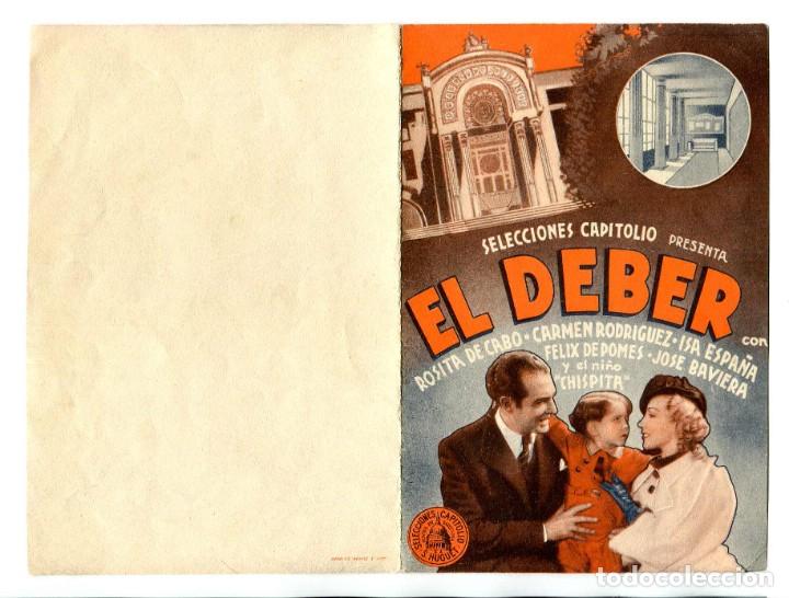 Cine: EL DEBER, con F&eacute;lix de Pomes. - Foto 1