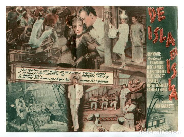 Cine: DE ISLA EN ISLA, con Marlene Dietrich. - Foto 2