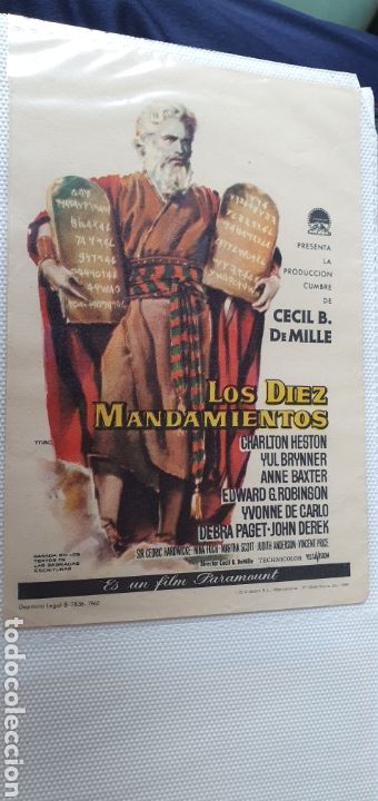 Cine: Programa de cine los diez mandamientos - Foto 1