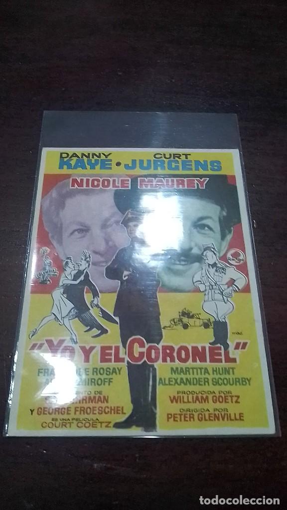 Cine: PROGRAMA O FOLLETO DE MANO DE CINE yo y el coronel - Foto 1