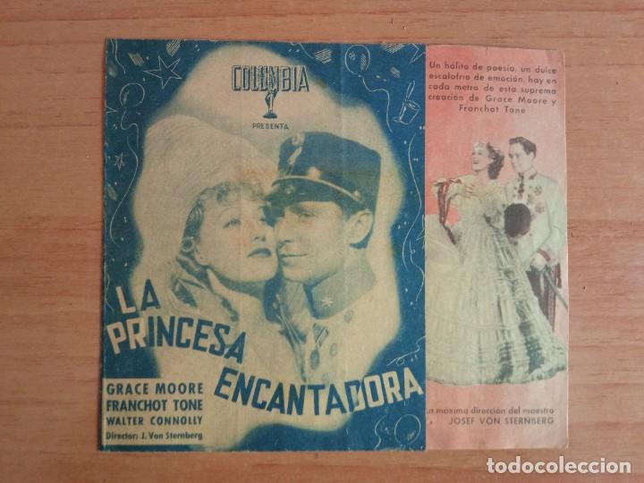  Flyers Publicitaires de films Anciens: Z.-PROGRAMA DE CINE-- LA PRINCESA ENCANTADORA
