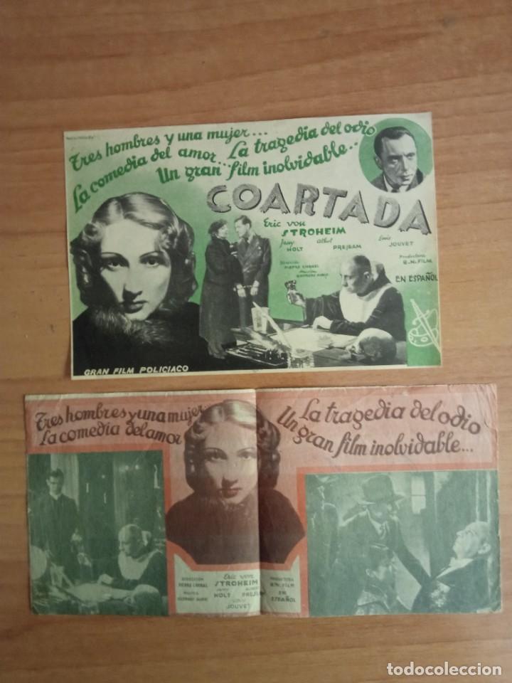 Cine: Z-PROGRAMA DE CINE-- COARTADA - Foto 1