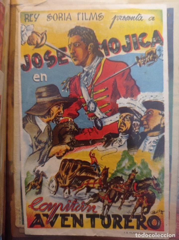Cine: FOLLETO ORIGINAL PELICULA capit&aacute;n aventurero - Foto 1