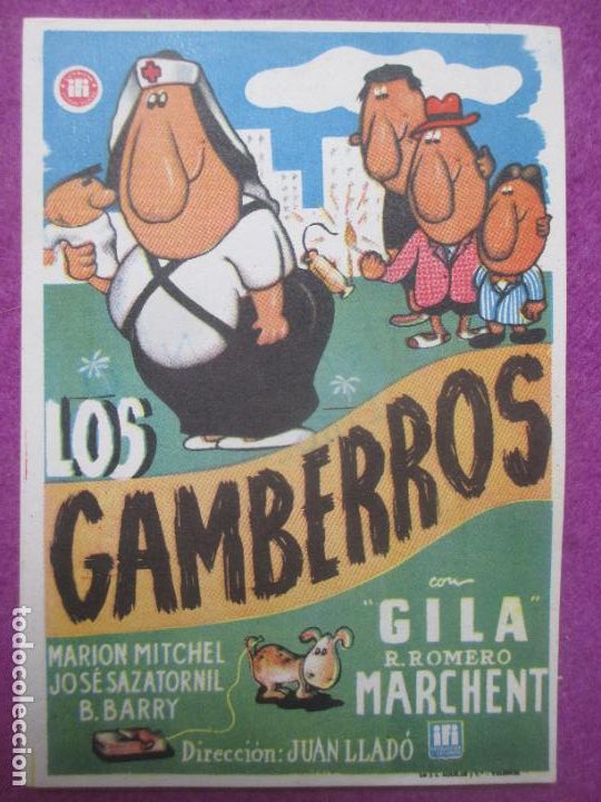 Cine: PROGRAMA DE CINE PROGRAMA MANO LOS GAMBERROS GILA MARION MITCHEL PMR18 - Foto 1