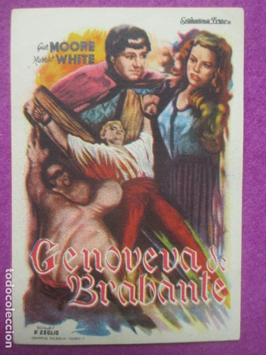 Kino: PROGRAMA DE CINE PROGRAMA MANO GENOVEVA DE BRABANTE GAR MOORE HARRIET WHITE PMR27