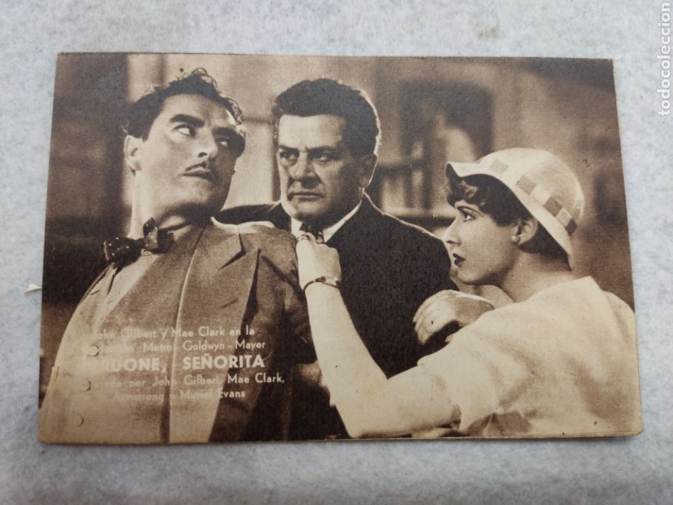 Cine: Programa folleto, perdone se&ntilde;orita, Metro goldwyn mayer