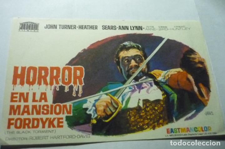 Cine: PROGRAMA HORROR EN LA MANSION FORDYKE - - Foto 1