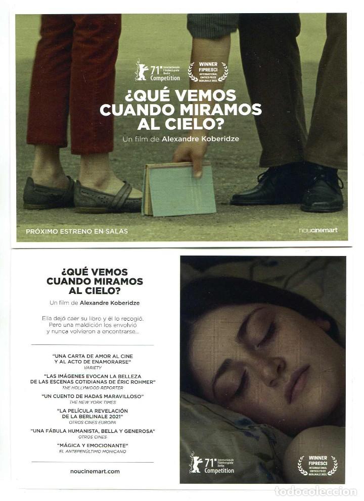  Flyers Publicitaires de films Anciens: &iquest;QUE VEMOS CUANDO MIRAMOS AL CIELO?. de Alexandre Koberidze.