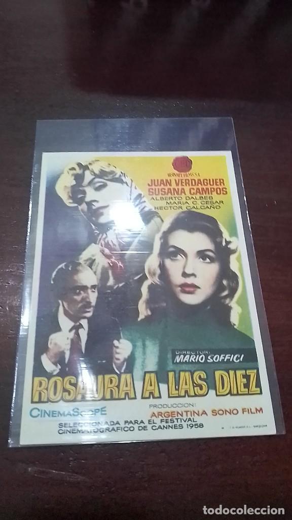 Cine: PROGRAMA O FOLLETO DE MANO DE CINE rosaura a las 10 - Foto 1