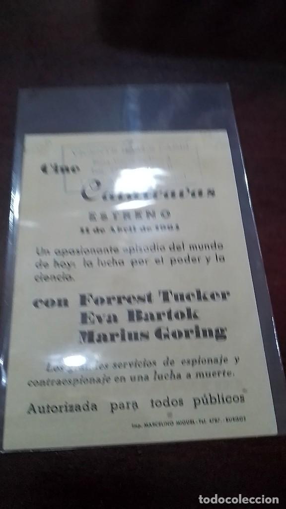 Cine: PROGRAMA O FOLLETO DE MANO DE CINE rapto en hamburgo - Foto 2