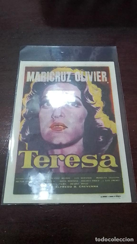 Cine: PROGRAMA O FOLLETO DE MANO DE CINE teresa - Foto 1