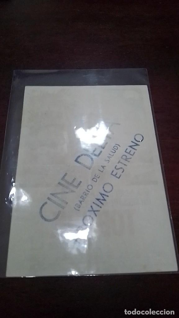 Cine: PROGRAMA O FOLLETO DE MANO DE CINE tobruk - Foto 2