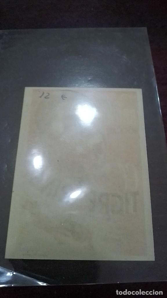Cine: PROGRAMA O FOLLETO DE MANO DE CINE el tigre del ring - Foto 2