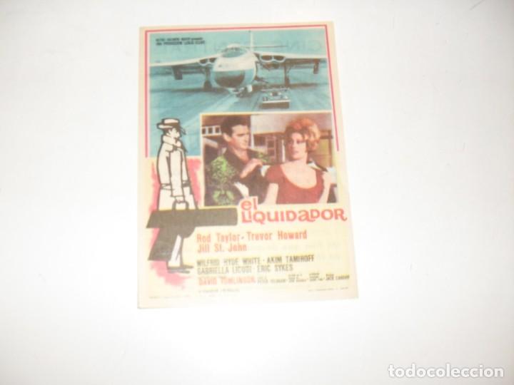  Flyers Publicitaires de films Anciens: programa de mano sencillo,con texto publicitario .titulo: EL LIQUIDADOR.