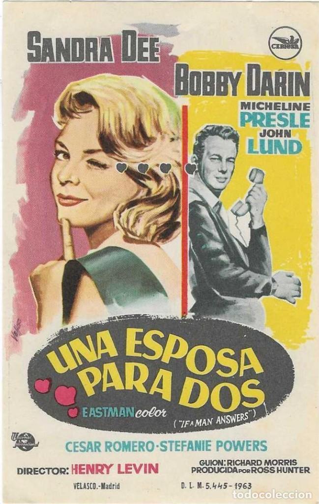 Cine: Programa Cine. Una Esposa para dos. 19-1366 - Foto 1