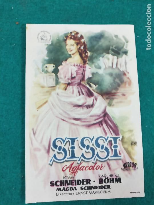Cine: SISSI. ROMY SCHNEIDER. . PROGRAMA DE CINE CON PUBLICIDAD. - Foto 1