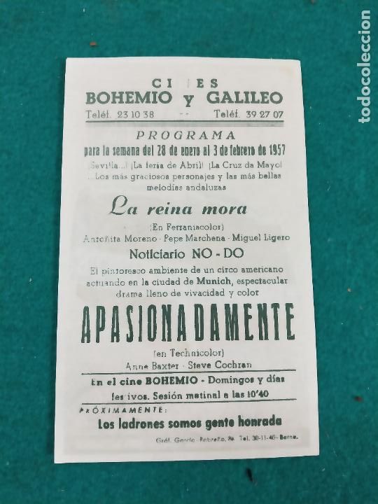 Cine: APASIONADAMENTE. ANNE BAXTER. PROGRAMA DE CINE CON PUBLICIDAD. - Foto 2