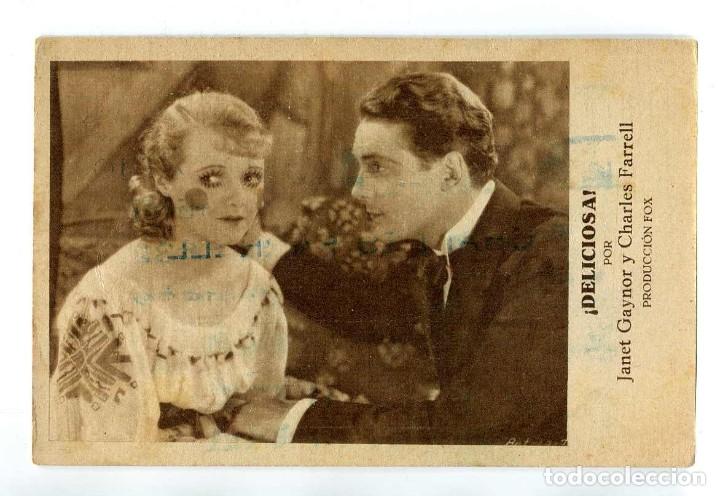 Cine: DELICIOSA, con Janet Gaynor.