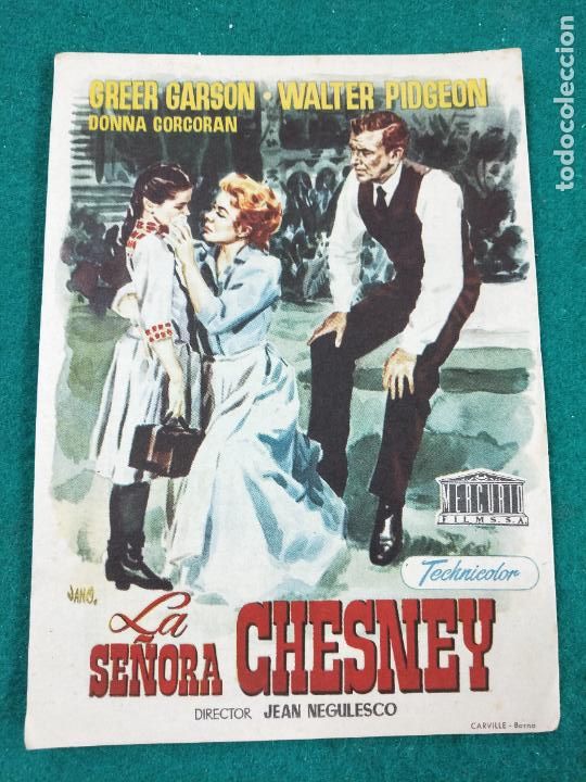 Cine: LA SE&Ntilde;ORA CHESNEY. PROGRAMA DE CINE CON PUBLICIDAD. - Foto 1