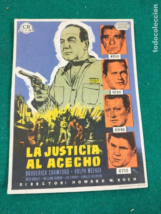 Cine: LA JUSTICIA AL ACECHO. PROGRAMA DE CINE. - Foto 1
