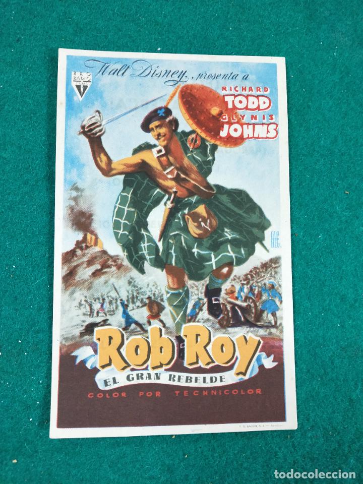 Cine: ROB ROY EL GRAN REBELDE. PROGRAMA DE CINE CON PUBLICIDAD. - Foto 1