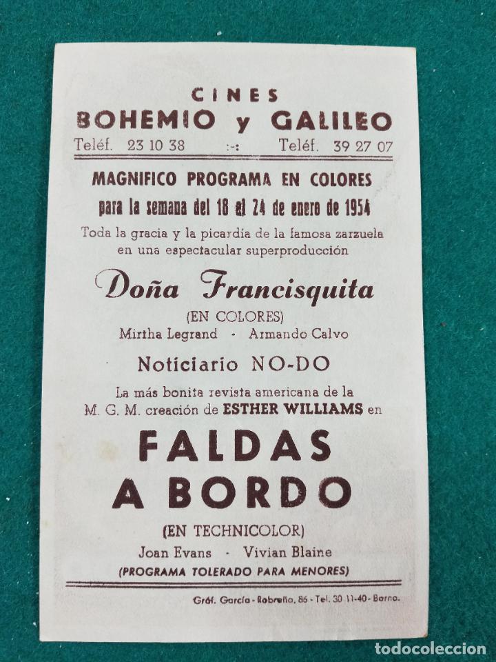 Cine: FALDAS A BORDO. ESTHER WILLIAMS. PROGRAMA DE CINE CON PUBLICIDAD. - Foto 2