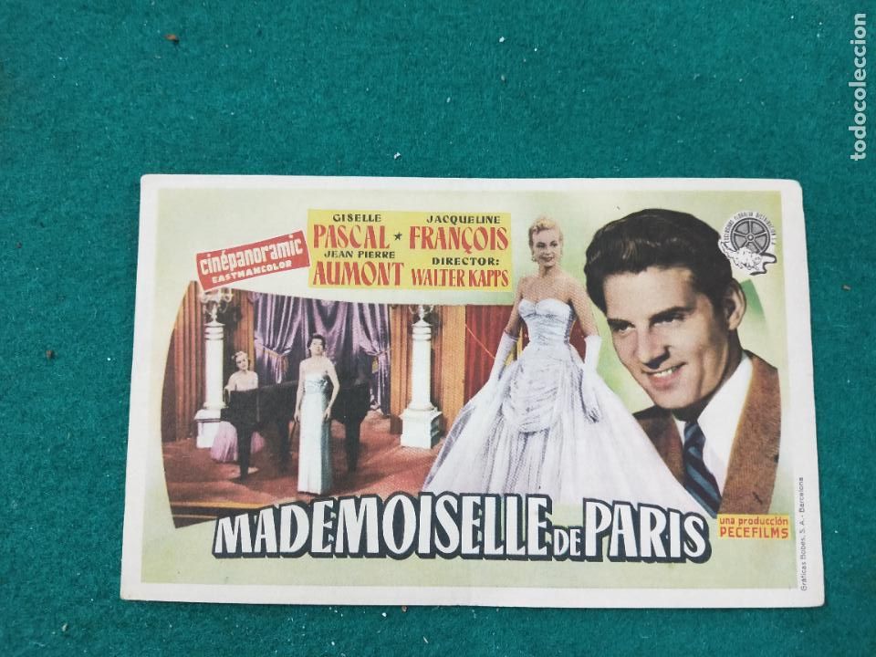 Cine: MADEMOISELLE DE PARIS. PROGRAMA DE CINE. - Foto 1