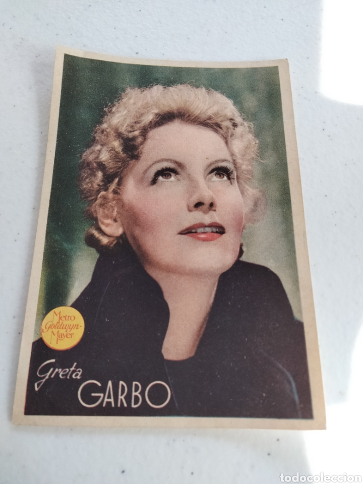 Cine: Folleto de Mano Greta Garbo (Sin publicidad)