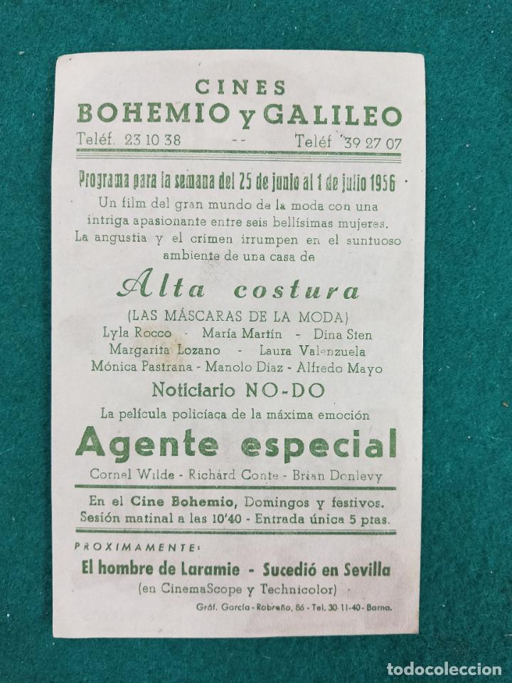 Cine: AGENTE ESPACIAL. CORNEL WILDE. PROGRAMA DE CINE CON PUBLICIDAD. - Foto 2