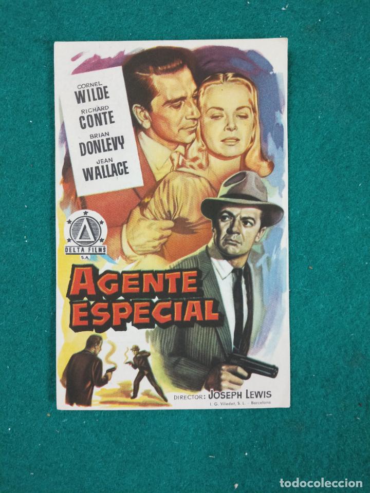 Cine: AGENTE ESPACIAL. CORNEL WILDE. PROGRAMA DE CINE CON PUBLICIDAD. - Foto 1