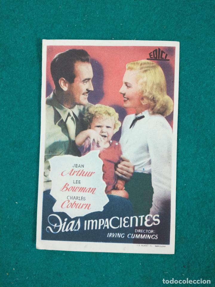 Cine: DIAS IMPACIENTES. JEAN ARTHUR. PROGRAMA DE CINE SIN PUBLICIDAD - Foto 1